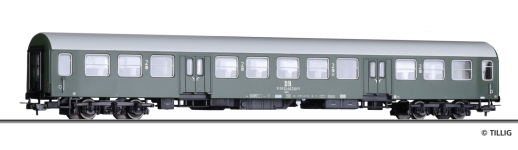 TILLIG 74945 - H0 Reisezugwagen 2. Klasse Bmh, Bauart Halberstadt, der DR, Ep. IV